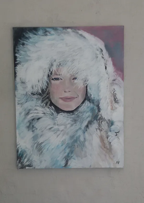 Girl in the snow