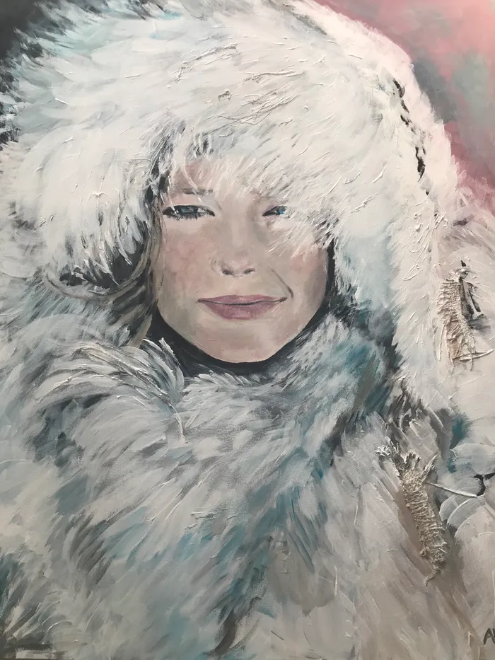 Girl in the snow