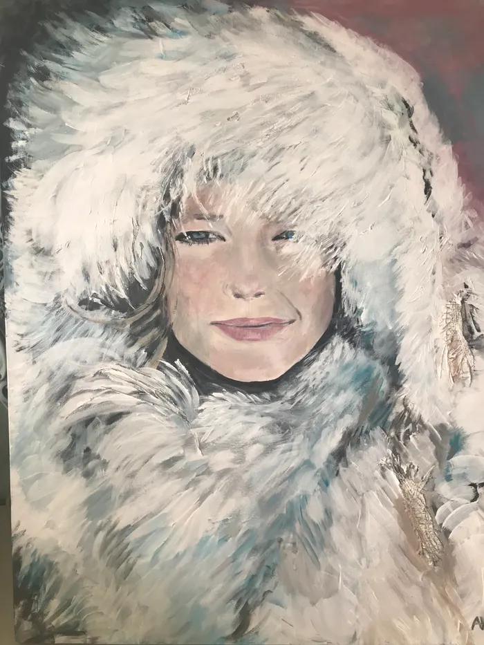 Girl in the snow