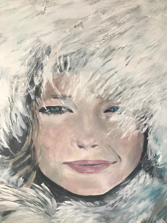Girl in the snow